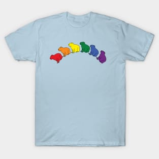 Pride Capybara Rainbow T-Shirt